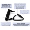 KOHLBURG 5 mm thick and small combination lock for the