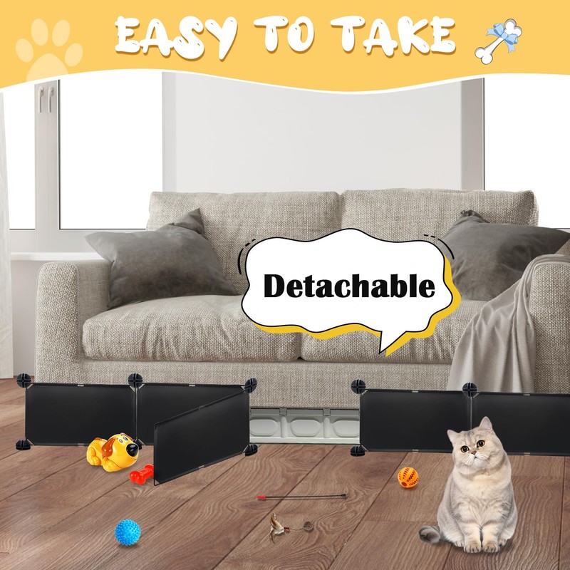 Under Bed Blocker for Pets 6.7" Height 83" Length in