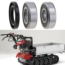 The Lord of the Tools 3Pcs High-Performance Trailer Wheel Bearings Kit - Ball Bearings - 6205-2RS & 6304 - Shaft Seal - HP350/HP400/HP401