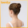 Teenitor Small Donut Hair Bun Maker Set - 2 Dark