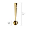 2-in-1 Stainless Steel 1 Tablespoon Coffee Scoop Clip Set of