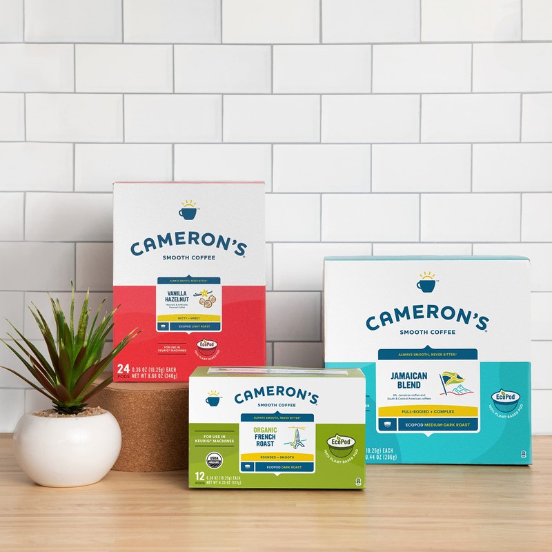 Cameron's Coffee Single Serve Pods, Toasted Southern Pecan, 72 Count