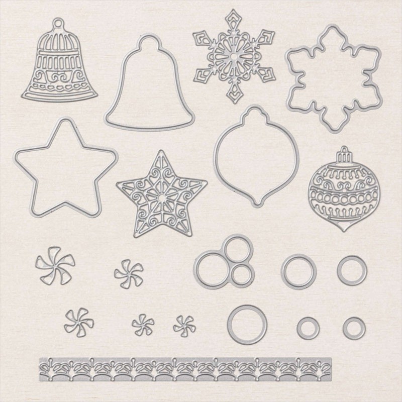 Christmas Metal Cutting Dies Scrapbooking Embossing Stencil for Card Making
