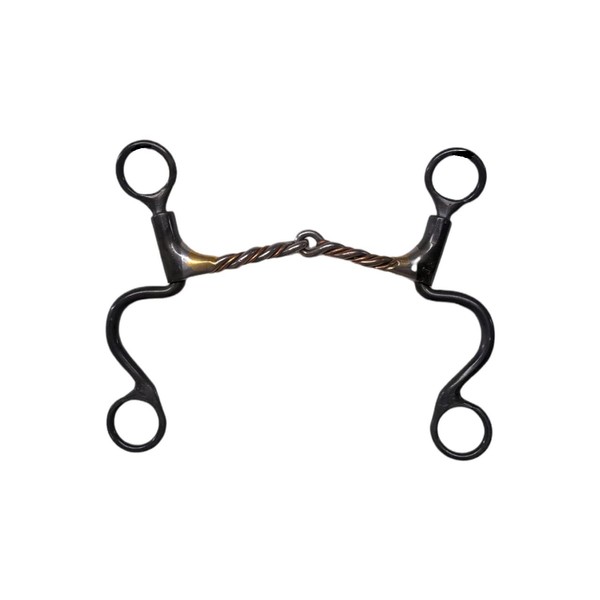 Dutton Bits Twisted Snaffle Short Calvary Shank Equine Bit