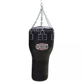 Knockout Fight Gear Muay Thai Filled 6 Ft 100 lbs Hanging Punching Heavy Bag for Home Gym Training - UpperCut 3 ft (60 lbs)