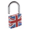 Burg-Wächter 771 F 40 London SB Cylinder Lock, Union Jack