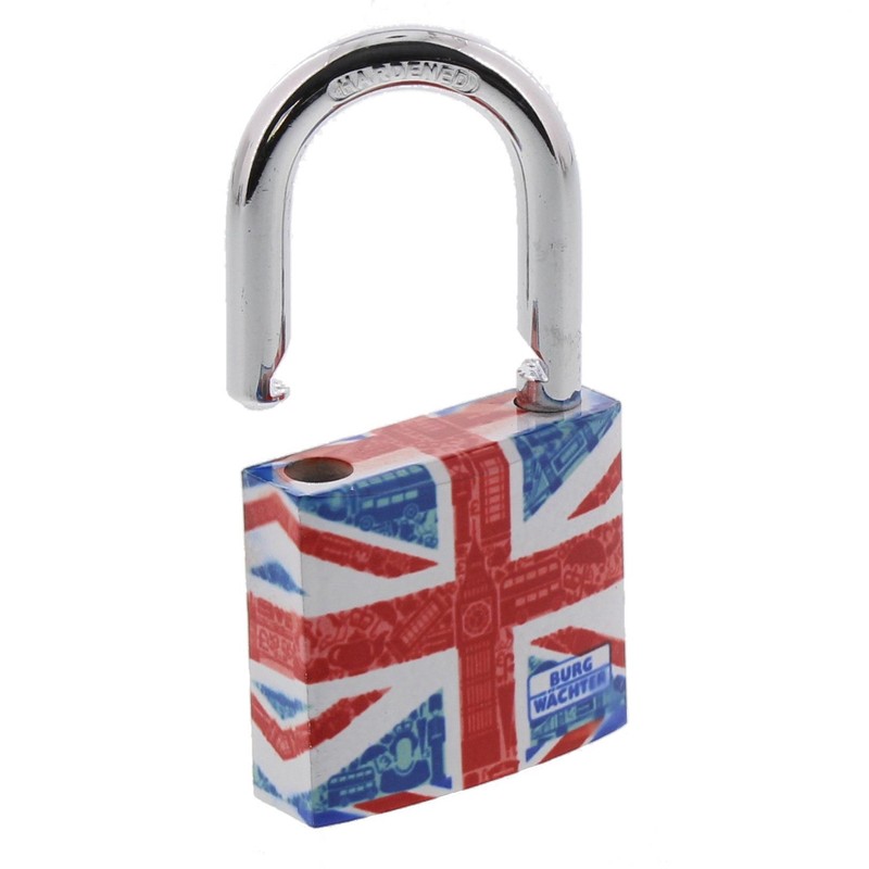 Burg-Wächter 771 F 40 London SB Cylinder Lock, Union Jack