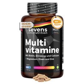 Multivitamin Premium - With 26 Vitamins & Minerals - 6 Month Supply