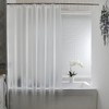 Shower Curtain Mould Proof 180x180cm,ECO Shower Curtain Semi Clear PEVA