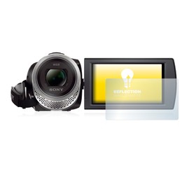 upscreen Anti-Glare Screen Protector compatible with Sony FDR-AX53 – Protection Film Matte