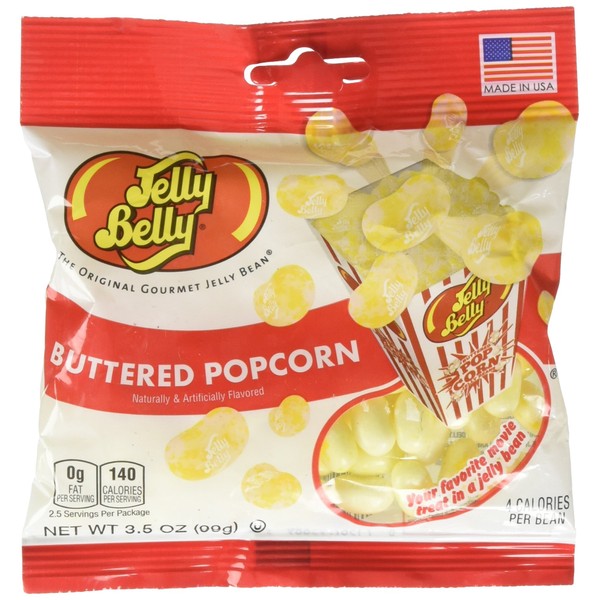 Jelly Belly Buttered Popcorn ( 3.5 Ounces)