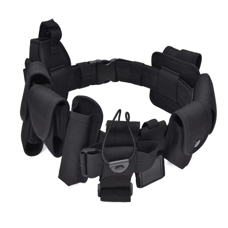 Gulacoo Law Enforcement Utility Tactical Belt,Collection 10 in 1 Heavy