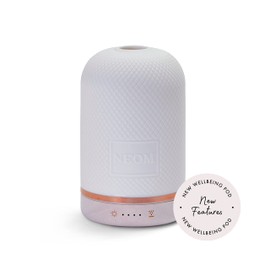 NEOM – Wellbeing Pod | Essential Oil Diffuser for Home | Aromatherapy Diffuser | Ceramic Cover, LED Light & Timer | Plug in Diffuser for Essential Oils | Home Fragrance