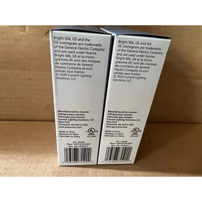 GE LED Bright Stik LED12LS2 75590 12 Watts Daylight 2700K