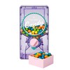 YOBRO Purple Candy Dispenser,Dry Food Machine - Gumball & Nut