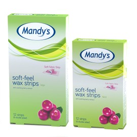 Mandy's Soft Feel Wax Strips Combo Pack