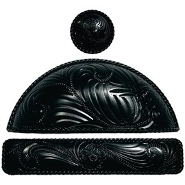 GENUINE TEXAS BRAND Set of 24 Classic Americana Drawer Handles in Raven