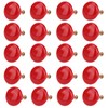JAPCHET 20 PCS Red Ceramic Drawer Knobs, 32mm Ceramic Cabinet