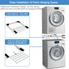 HHXRISE Washer Dryer Stacking Kit, Universal Stacking Kit for Washer
