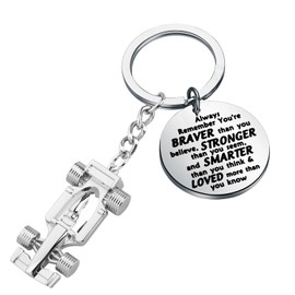 BNQL Racing Car Keychain Race Car Driver Gifts Racing Key Chain Car Racing Gifts for Race Car Lovers Car Model Keychain (Racing Car Keychain)