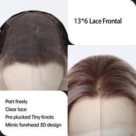 wffenhefragrance Light Blonde Ombre Short Bob Synthetic Wig with 10 Inch Length, HD Lace Front, 13x6 Cap Size, Heat Resistant, Perfect for Daily Party Use
