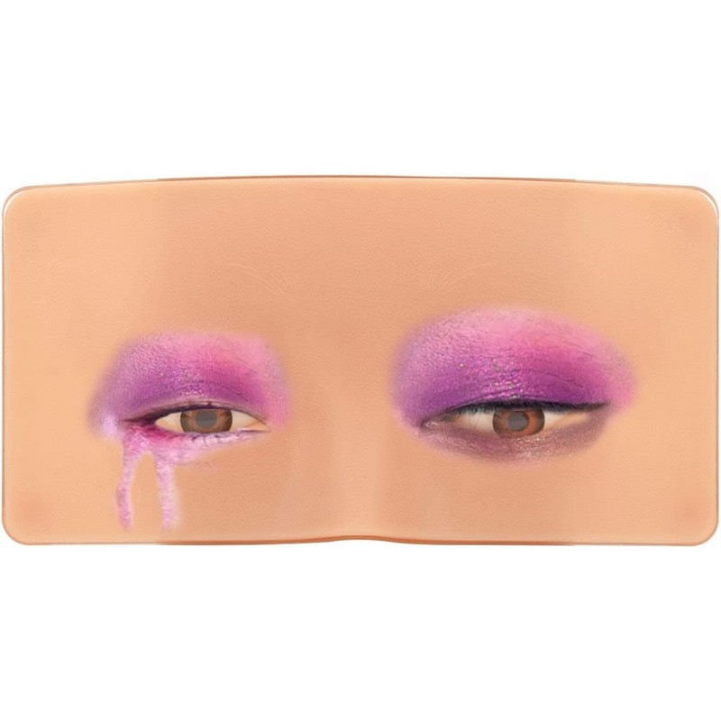 Práctica de Maquillaje Cara Ojos de Silicona para Práctica de