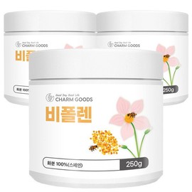 [Chamgoods] Bee pollen bee pollen powder 250g 3 packs / [참굿즈] 비폴렌 벌화분 가루 250g 3통
