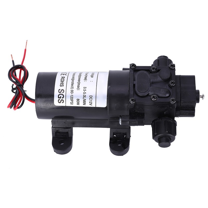 Backflow Diaphragm Pump Mini Self Priming G1/2 DC12V FL3210H-80W 10mm