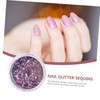 STOBOK 20pcs Multi-use Nail Glitter Gradient Glitter for Manicure Safe