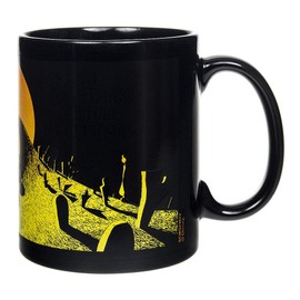 Nightmare Before Christmas Tasse Thermoeffekt/Farbwechsel (Graveyard Design) Tasse aus Keramik in einer Geschenkbox - Offizielle Merchandise