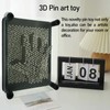 3D Pin Art Sensory Toy Size 5x3.7 Inches Needles Pin