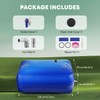 LANUEVA 158 Gal/600L Portable Water Storage Bladder, 1000D PVC Foldable