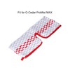 2PCS Microfiber Mop Cleaning Pad Mop Head Mopping Cleaning Cloth