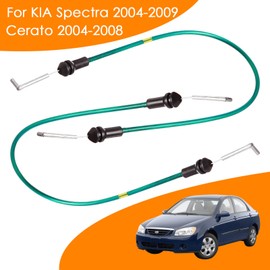 VERCCA 2pcs Door Handle Cable Inside Front Left Driver Side Interior Door Handle Cable 81371-2F000 for Kia Spectra 2004-2009 Cerato 2004-2008