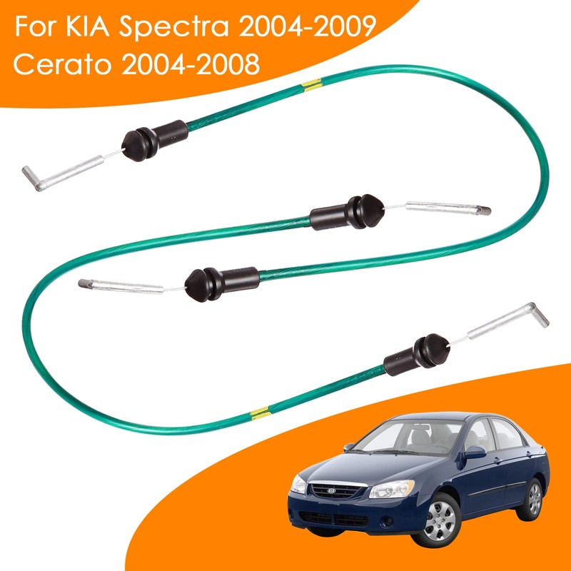 VERCCA 2pcs Door Handle Cable Inside Front Left Driver Side