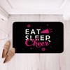 Feelyou Girls Cheerleading Bathroom Rugs for Girls Boys Eat Sleep