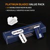 Gearhub Premium 100 Count Double Edge Safety Razor Blades Refills