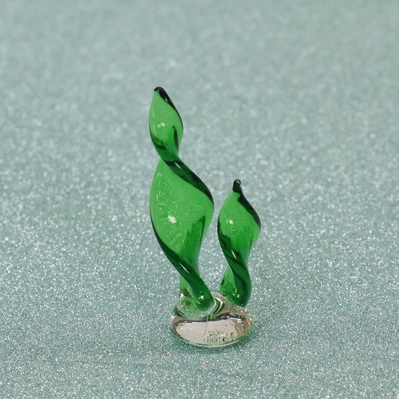 Castle Enterprise Cute Glasswork Petite Series Water Plants (2 Stands)