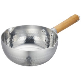 Pearl Metal H-1756 Snow Flat Pot, 6.3 inches (16 cm), Aluminum River