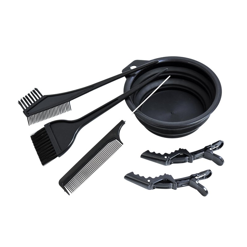 YANTAISIYU 6pcs Hair Dyeing Coloring Set Hair Colouring Tools Mixing