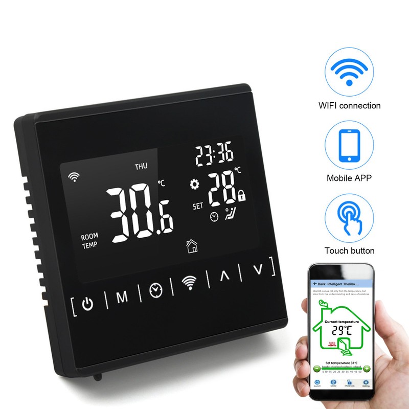 Intelligent Temperature Controller WiFi Electric Heating Thermostat for Floor Heating