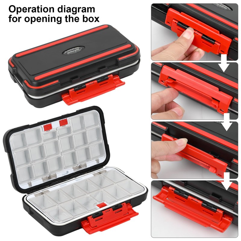 Wisebom Tacklebox Bait Box Waterproof Fishing Accessories Boxes Hooks Bait