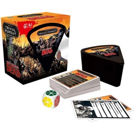 Winning Moves WIN11446 GmbH 11446-Trivial Walking Dead Trivial Pursuit question-and-answer fun for zombie apocalyptic game rounds Ages 13 and up, (Based on The Comic)