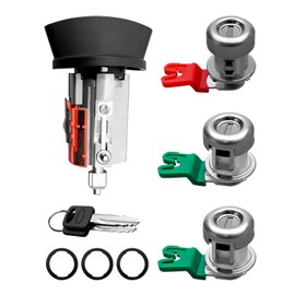 Vaticas Door Lock Cylinder and Ignition Switch Cylinder Fit for Ford Explorer Sport Trac 2001-2004 F150 1997-2003 F250 F350 1998-2004 Replace LC6177 DL5885 322347 597638, No Chip