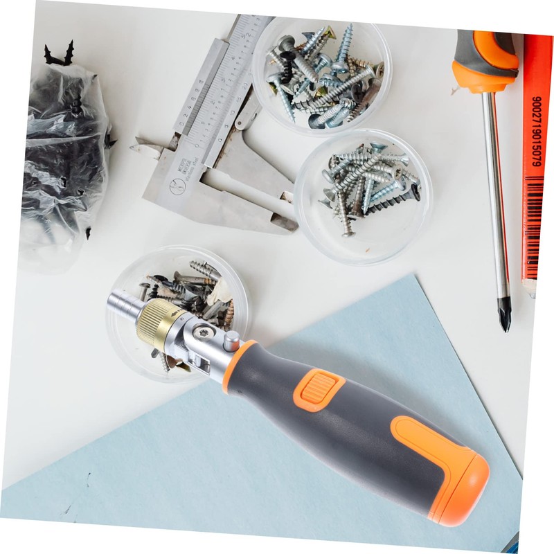 Operitacx Manual Ratcheting Screwdriver Set 11-in-1 Multi-Angle Bits Easy to