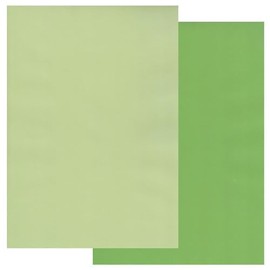 Groovi Coloured Parchment Paper: Meadow Green & Willow Green A4 x 10 Sheets