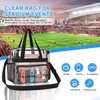 Busiuw Clear Bag for Stadium Events 12x12x6, Clear Tote Bag