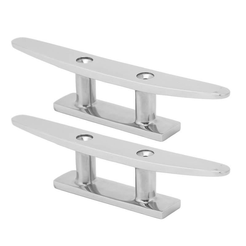 2PCs Boat Cleat Open Base 5in Universal Fit for Watercraft