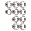 10Pcs Lifting Eye Nut Stainless Steel Ring Shape Fastener Tools