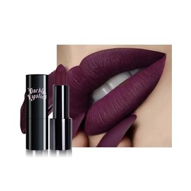 Lápiz labial morado oscuro de larga duración para mujeres, brillo labial hidratante mate aterciopelado, lápiz labial líquido Superstay de color...    